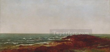 Landscapes Painting - John Frederick Kensett The Sea seascape